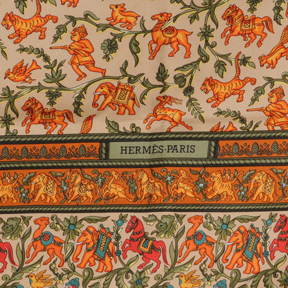 Hermes Silk Chasse en Inde Scarf 90 5 of 6