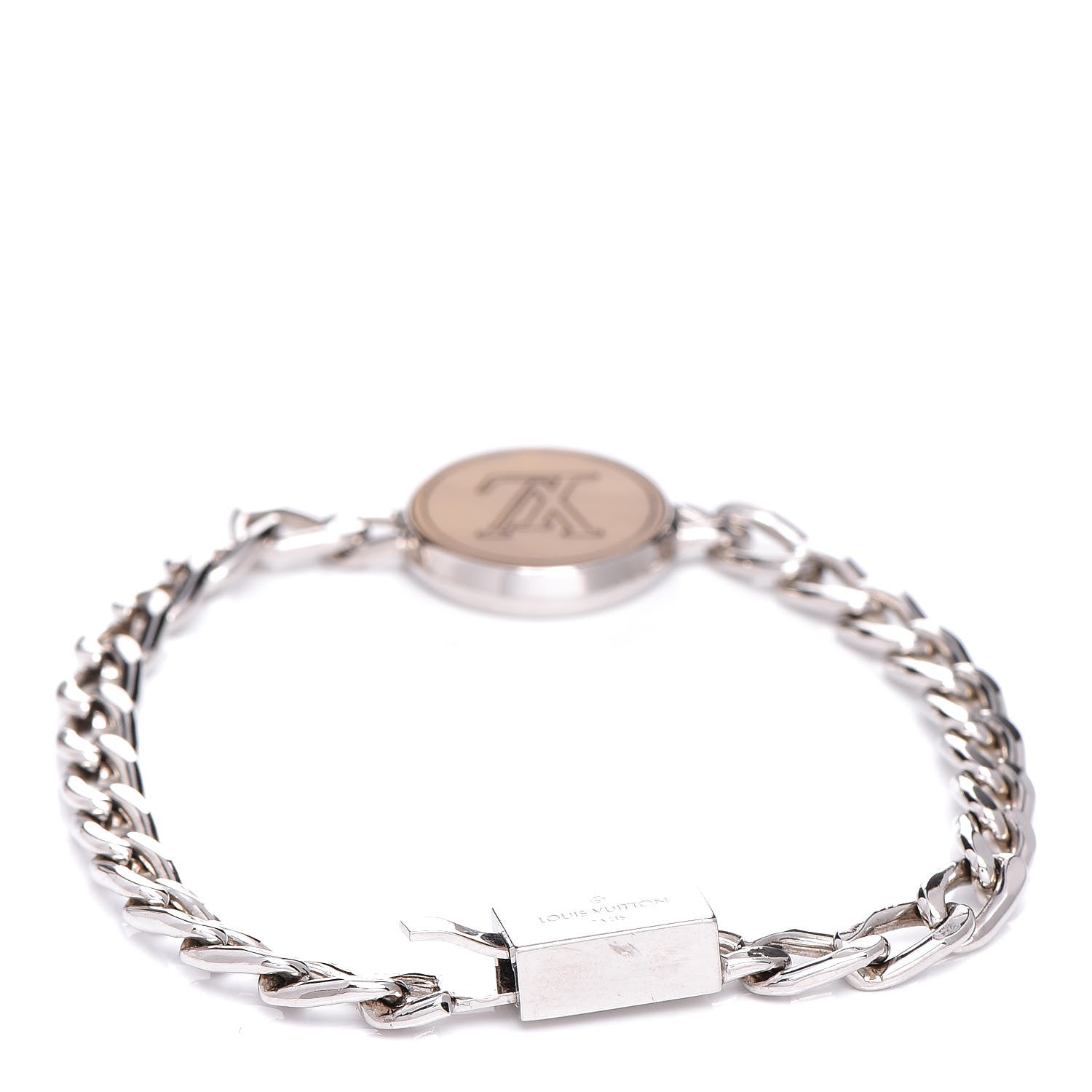 Louis Vuitton LV Charm Bracelet Silver 3 of 6
