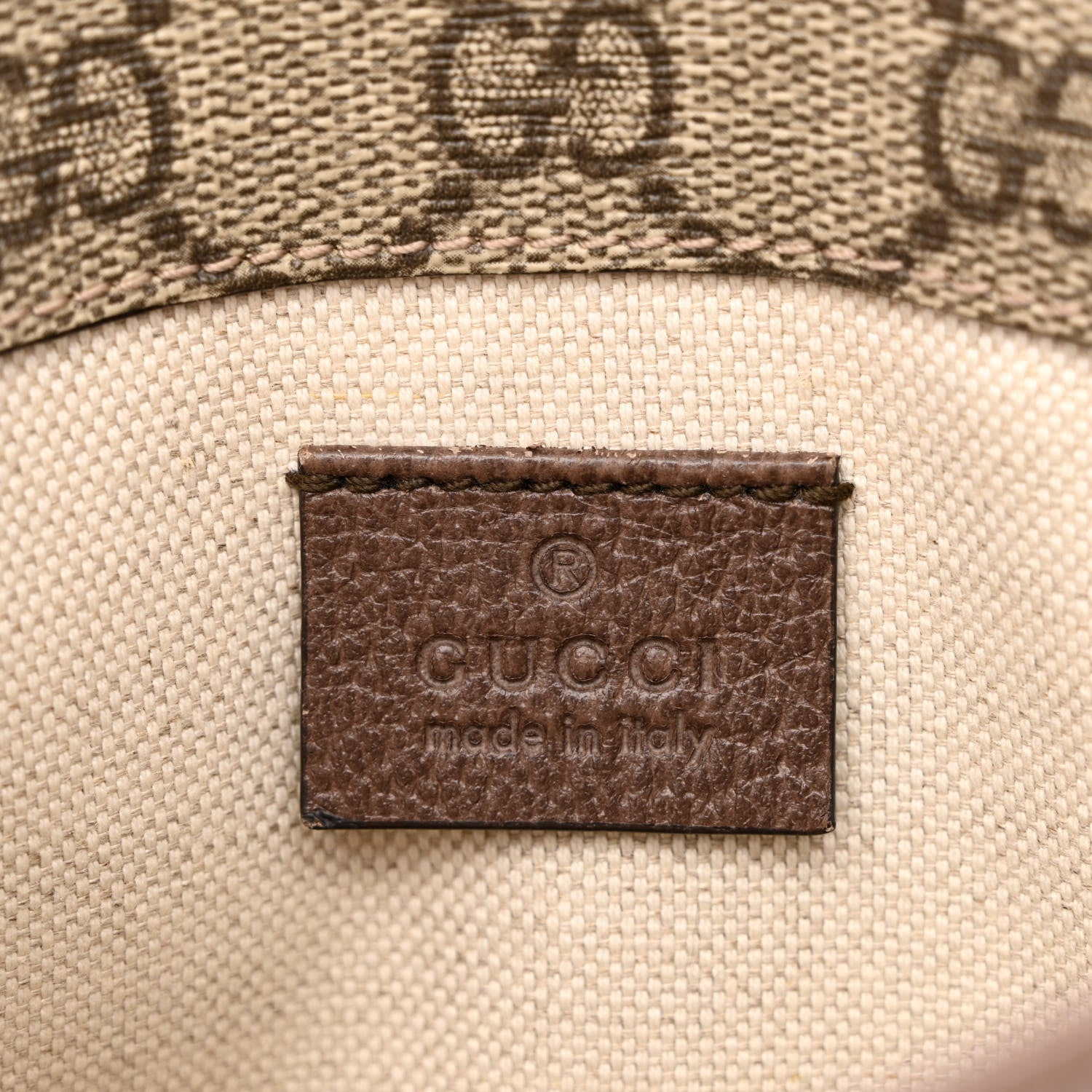 Gucci GG Supreme Monogram Neo Vintage Web Belt Bag Brown 6 of 10