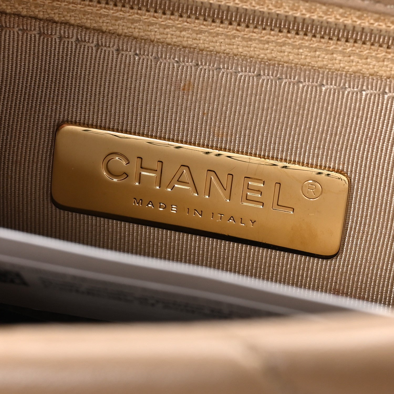 Chanel Lambskin Quilted Medium Chanel 19 Flap Dark Beige 6 of 10