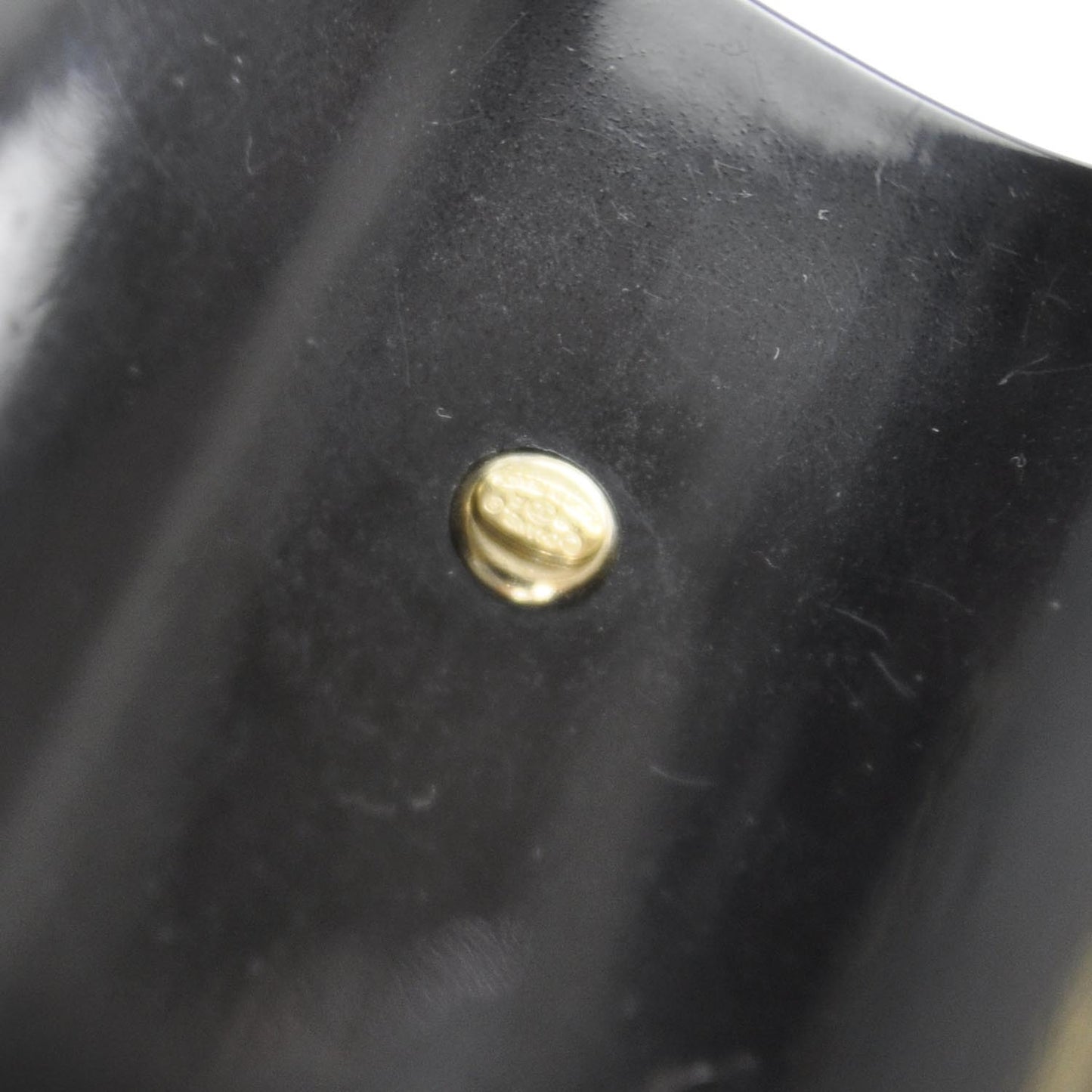 Resin CC Cabochon Cuff Black