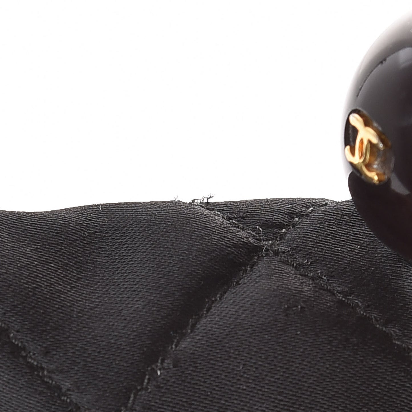Satin Quilted Evening Clutch Black