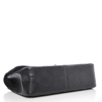 Chanel Caviar Quilted Jumbo Double Flap Black 4 of 12