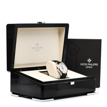 Patek Philippe 18K White Gold Crocodile Annual Calendar Moonphase Automatic Watch 5396G-011 5 of 5
