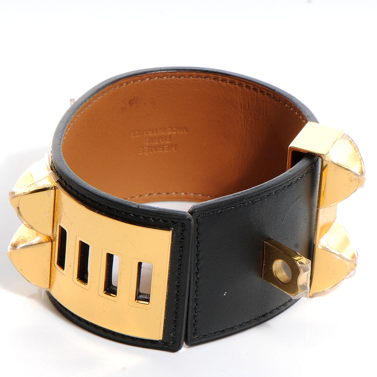 Hermes Chamonix Collier de Chien CDC Bracelet Black Small 4 of 7