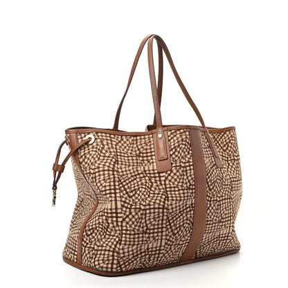 MCM Visetos Large Liz Reversible Shopper Tote Cognac 5 of 11