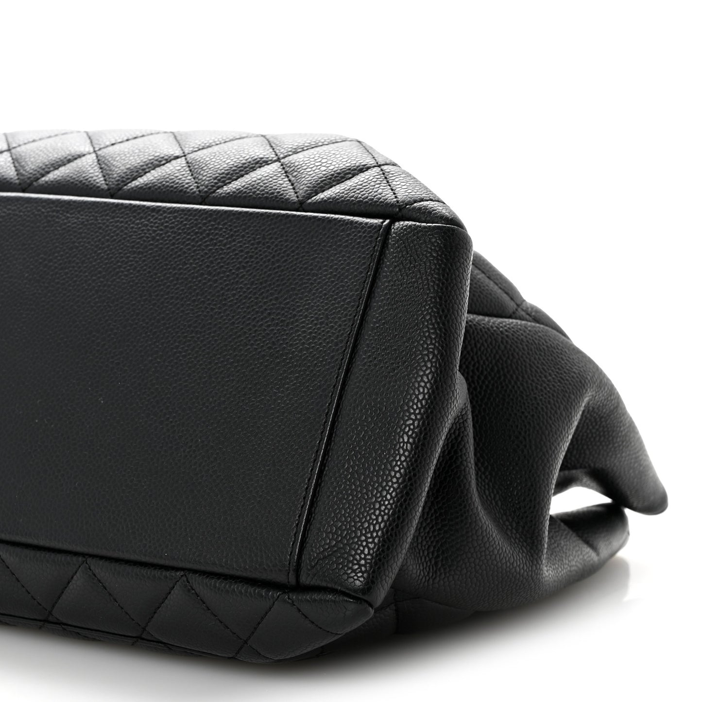 Caviar Quilted Grand Shopping Tote GST Black