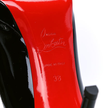 Christian Louboutin Patent New Simple 85 Pumps 38 Black 5 of 5