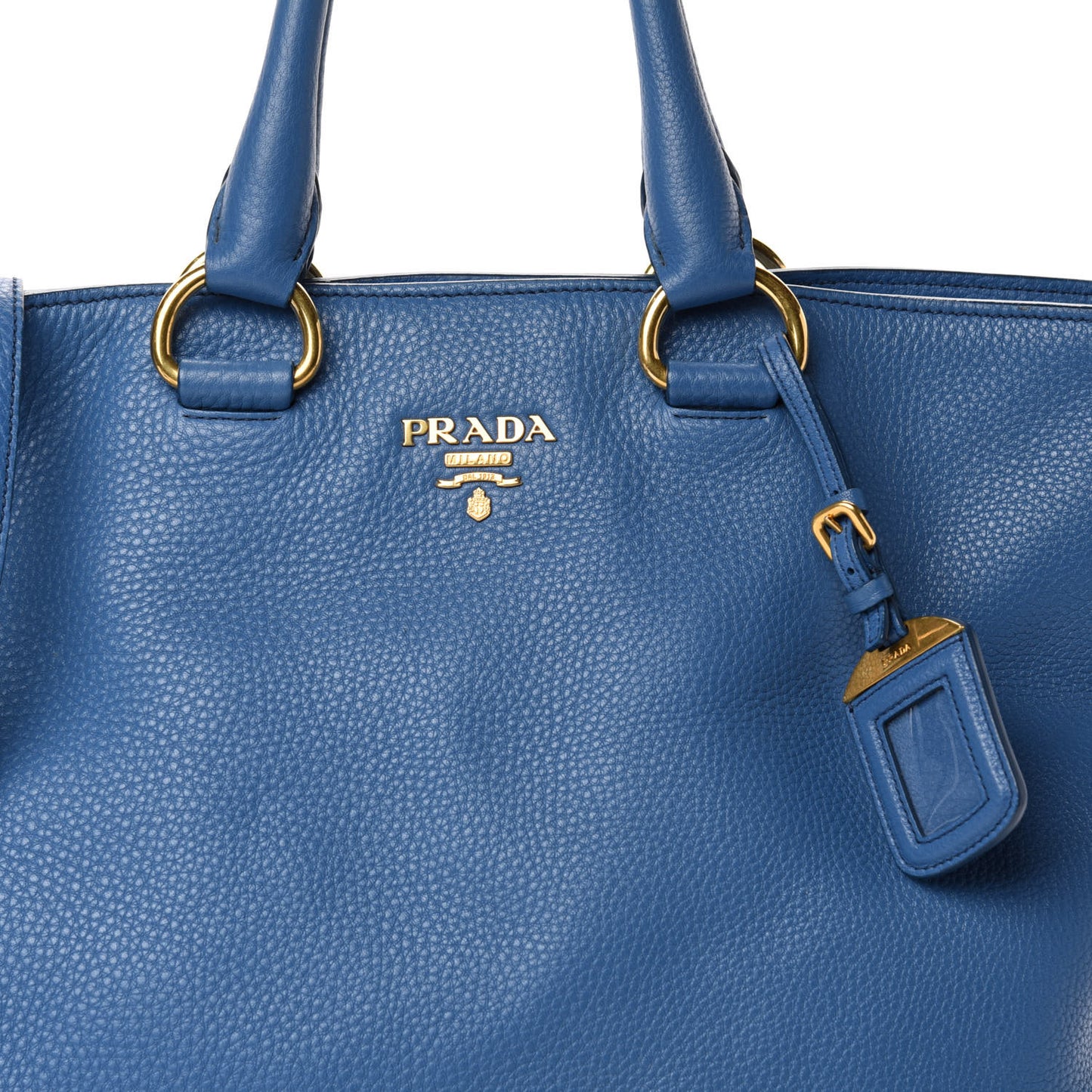Vitello Phenix Tote Azzurro