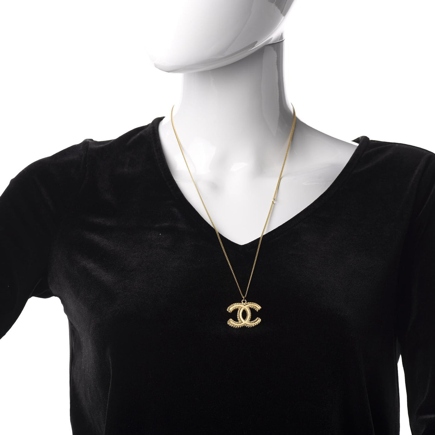 CC Necklace Matte Gold