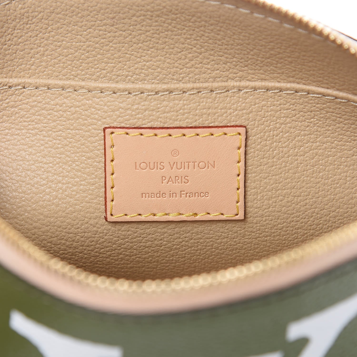 Louis Vuitton Monogram Giant Cosmetic Pouch Kaki 6 of 8