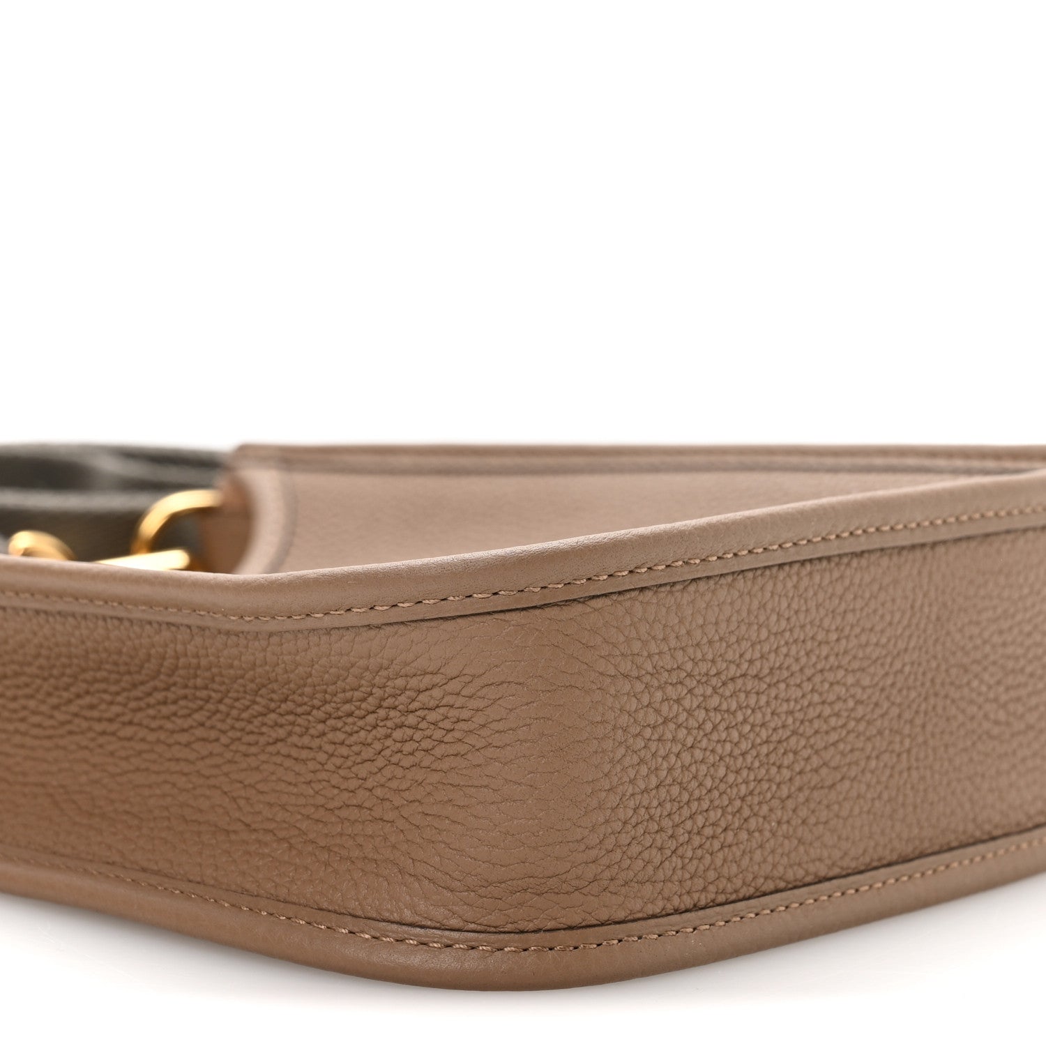 Hermes Taurillon Clemence Amazone Evelyne TPM Beige De Weimar Gris Etain 8 of 10