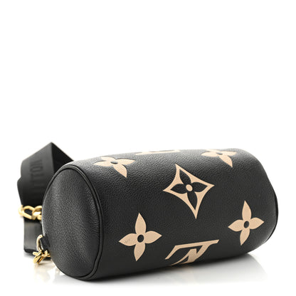 Louis Vuitton Empreinte Monogram Giant Papillon BB Black Beige 4 of 12