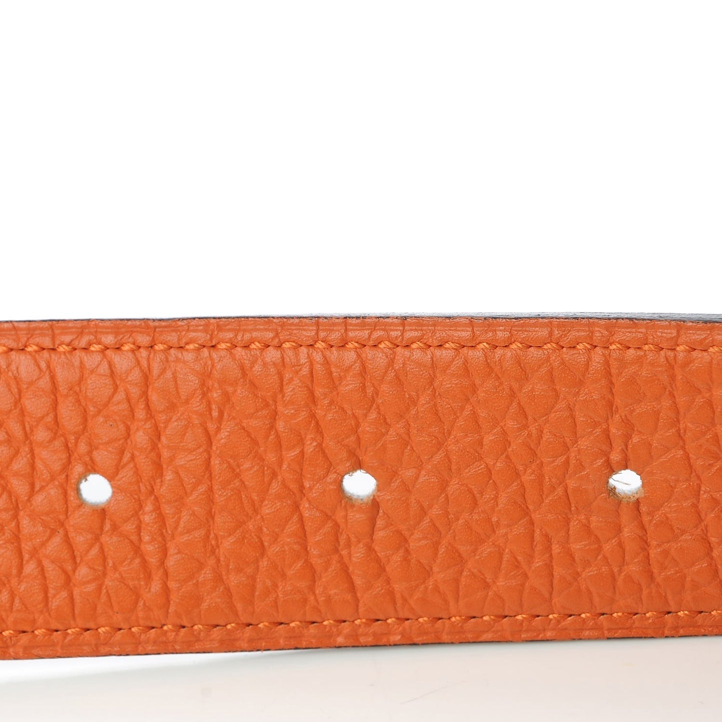 Box Togo 32mm Calandre H Belt 90 Chocolate Orange