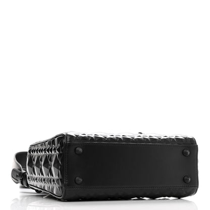 Christian Dior Calfskin Cannage Diamond Small My ABCDior Lady Dior Black 4 of 12