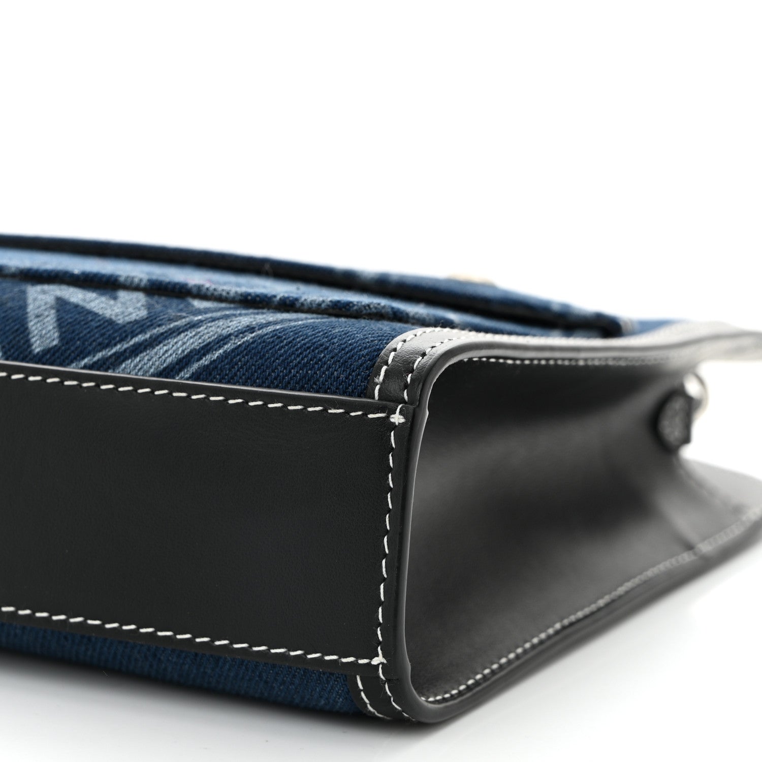 Burberry Denim Smooth Calfskin Mini Pocket Bag Blue 1748693