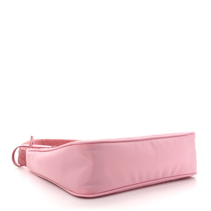 Prada Tessuto Nylon Saffiano Mini Re-Edition 2000 Bag Rosa 4 of 9