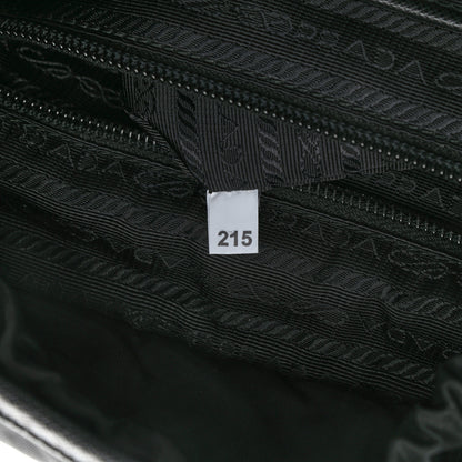 Prada Tessuto Nylon Montagna Double Buckle Backpack Black 7 of 10