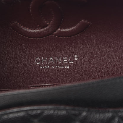 Chanel Caviar Quilted Medium Double Flap Black 6 of 10