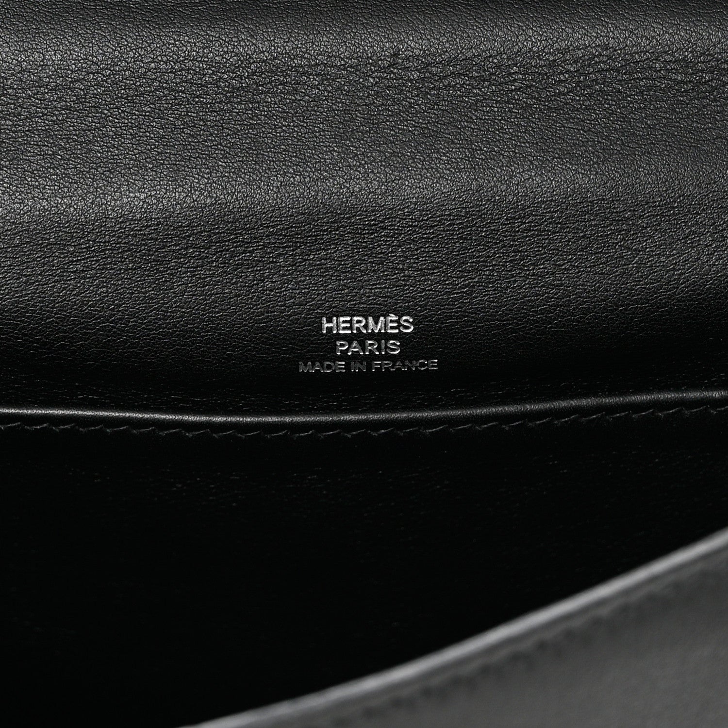 Hermes Swift Kelly Pochette Clutch Black 6 of 12