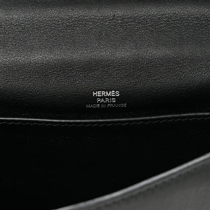 Hermes Swift Kelly Pochette Clutch Black 6 of 12