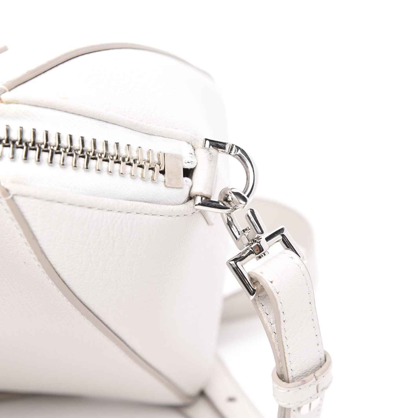 Sugar Goatskin Mini Antigona White