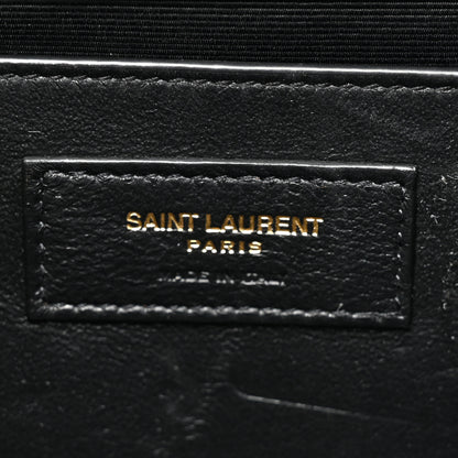 Saint Laurent Pony Hair Calfskin Leopard Print Medium Classic Monogram Kate Satchel Black 6 of 12