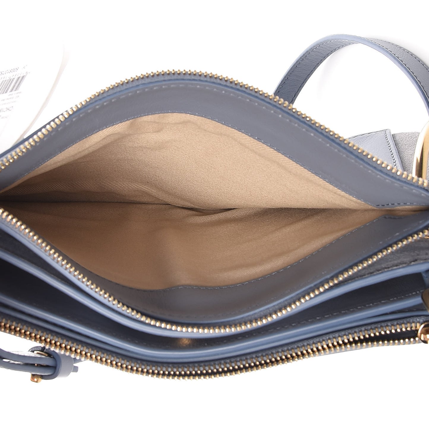 Calfskin Suede Mini Roy Bag Washed Blue
