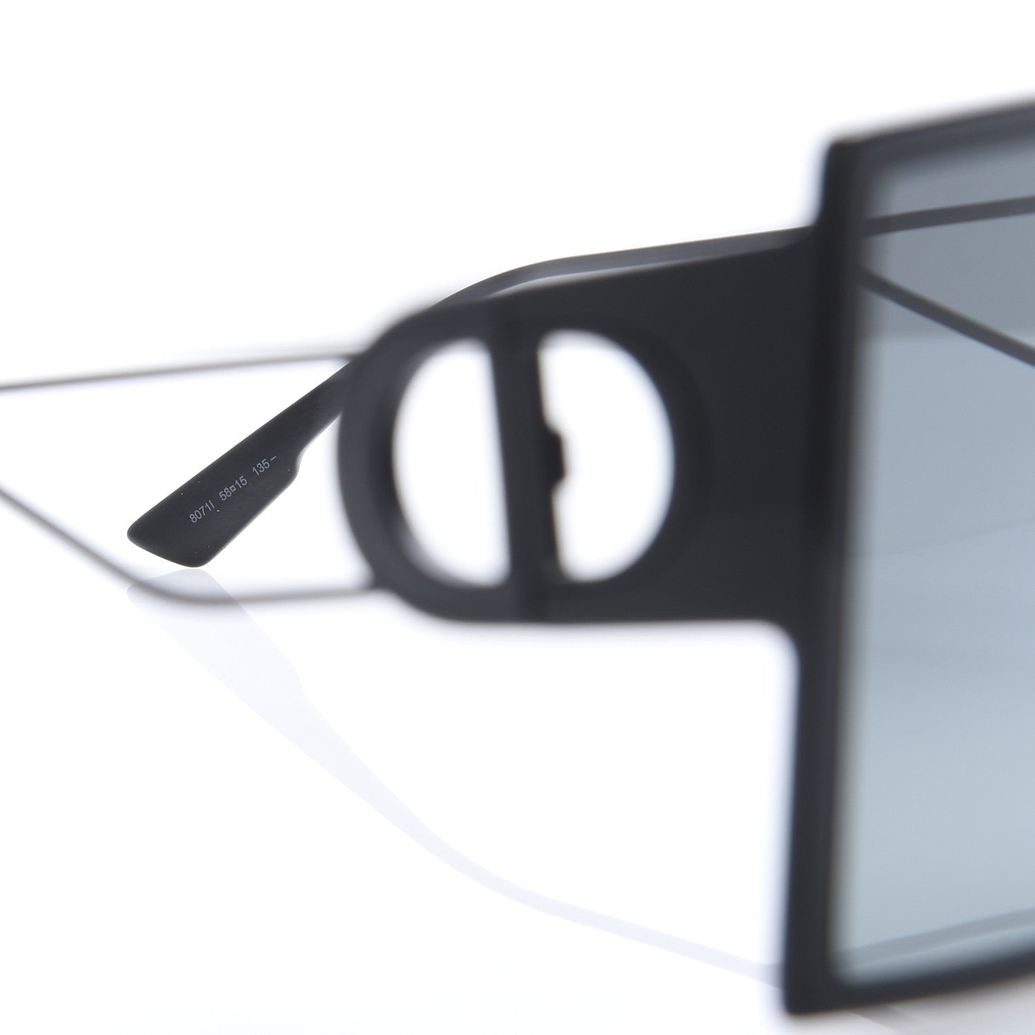 Christian Dior Square 30 Montaigne Sunglasses Black 5 of 8