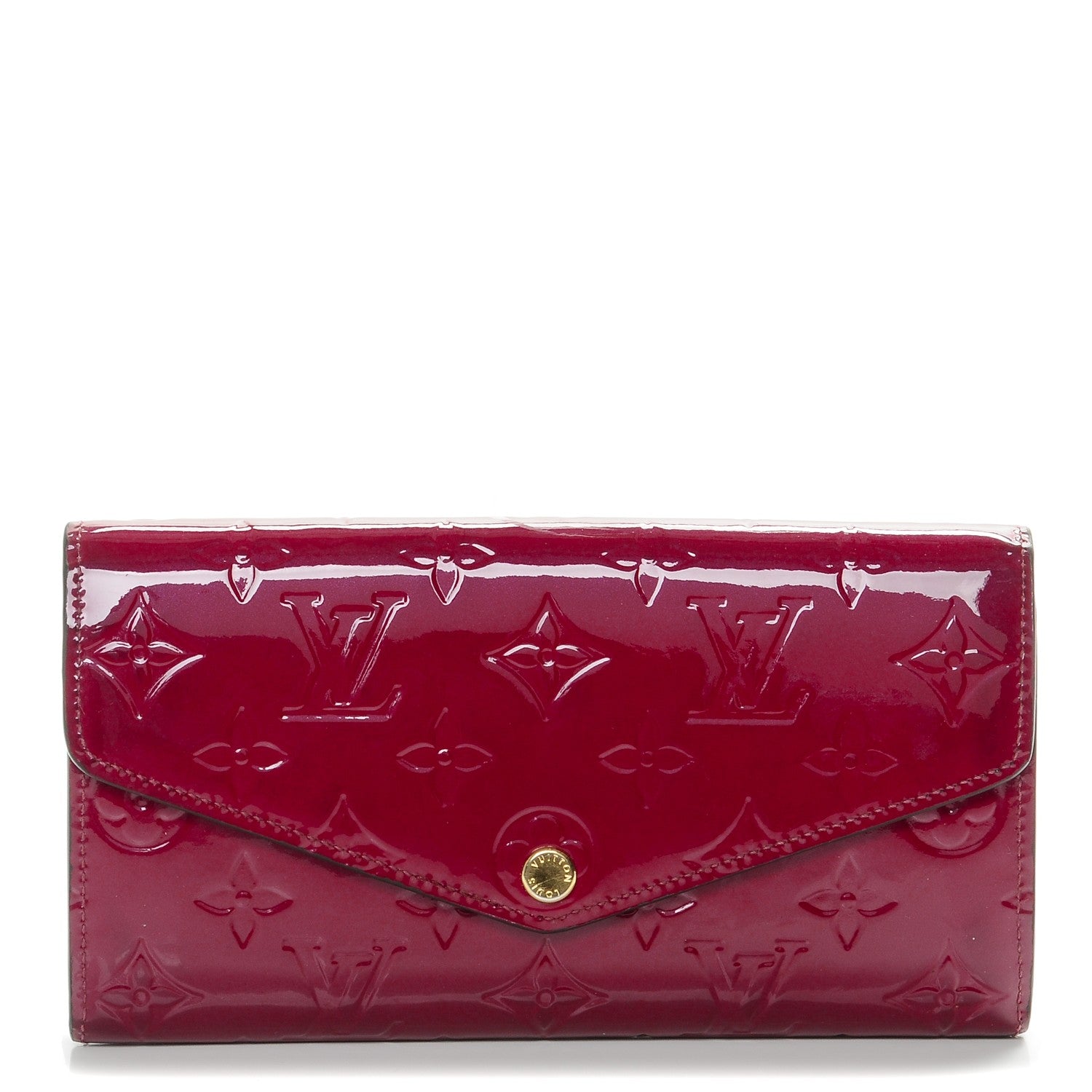 Louis Vuitton Vernis Sarah Wallet NM Magenta 1 of 6
