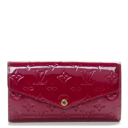 Louis Vuitton Vernis Sarah Wallet NM Magenta 1 of 6