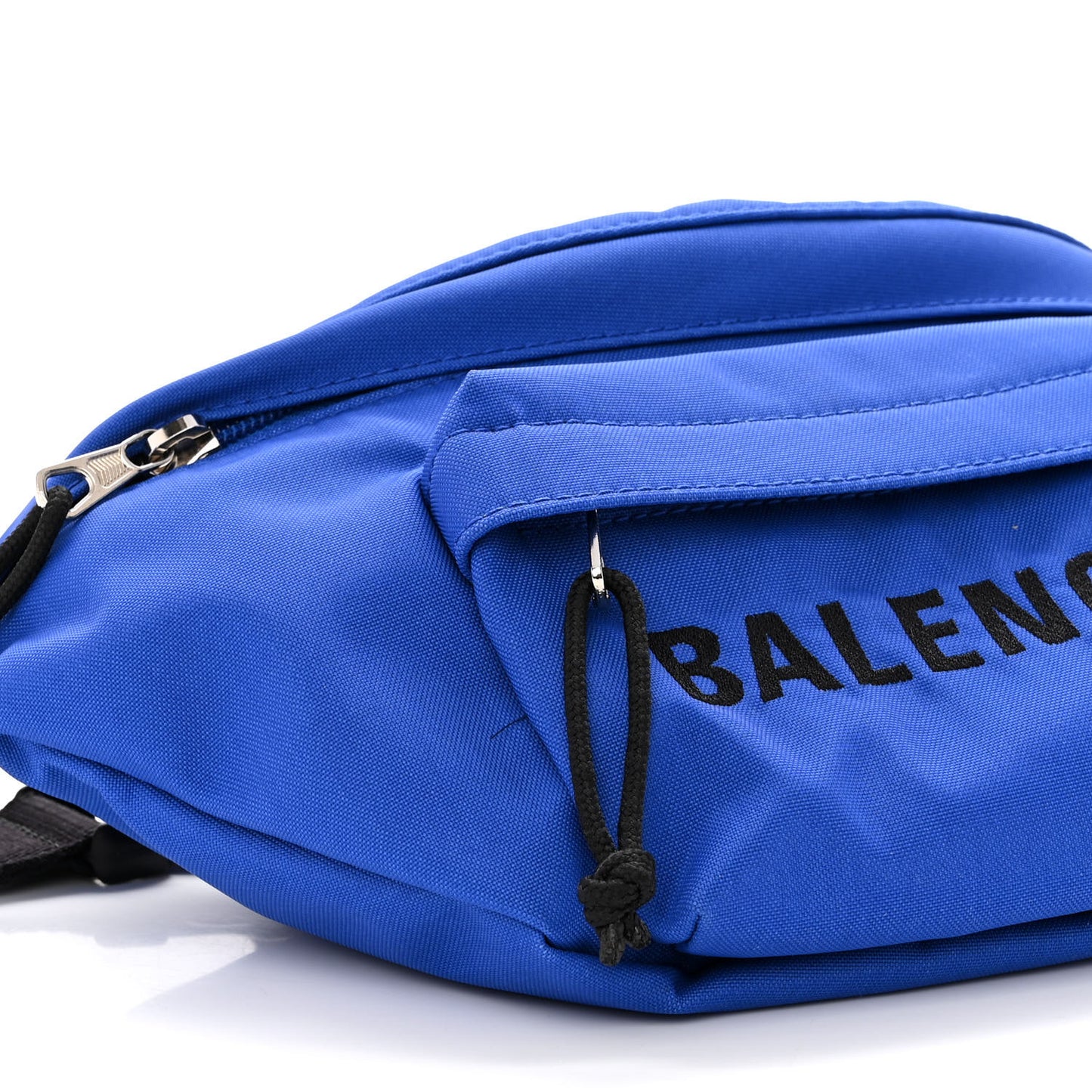 Sport Nylon Logo Embroidered Wheel Beltpack Electric Blue Black