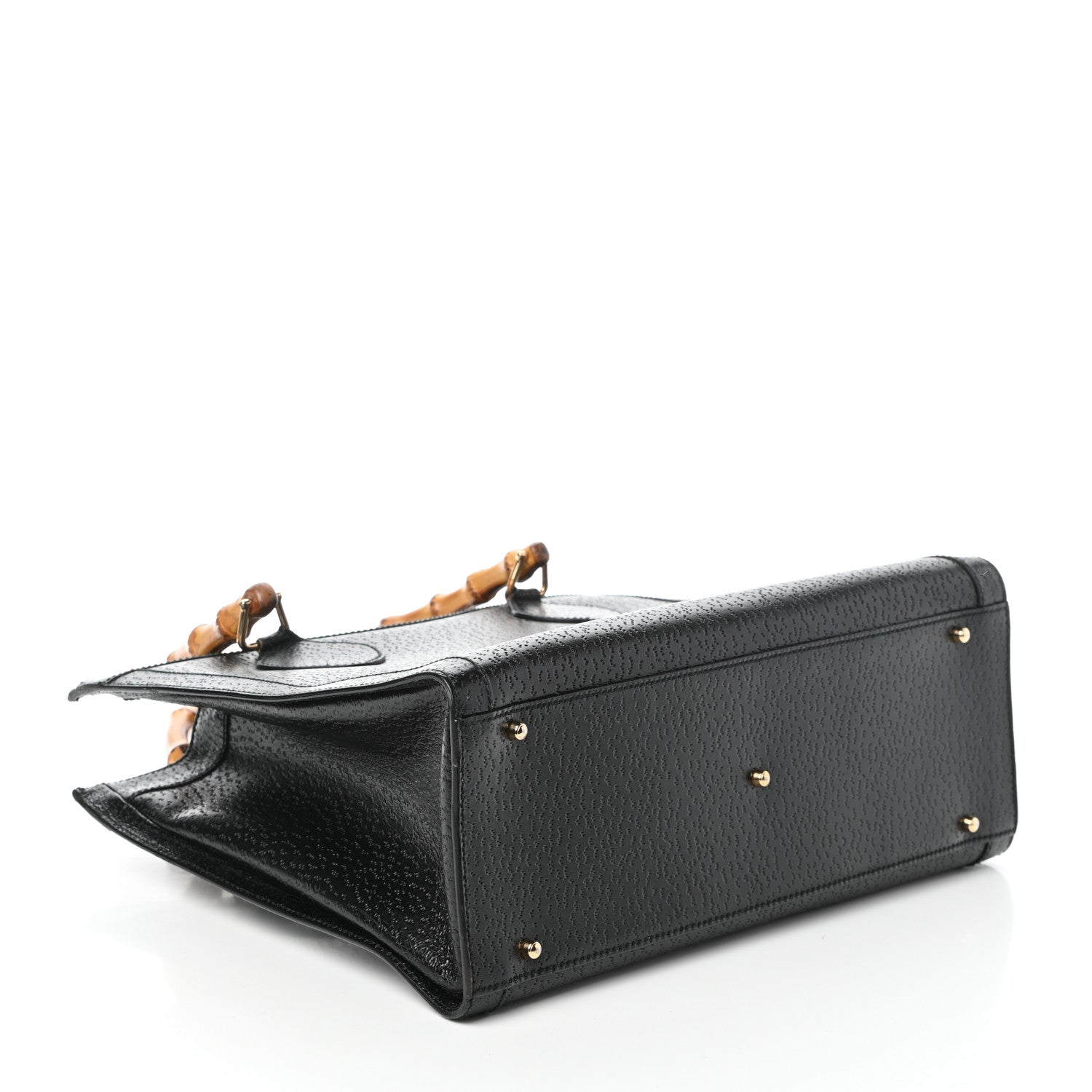 Gucci Cinghiale Bamboo Tote Black 4 of 9