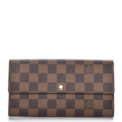 Louis Vuitton Damier Ebene Sarah Wallet 1 of 6
