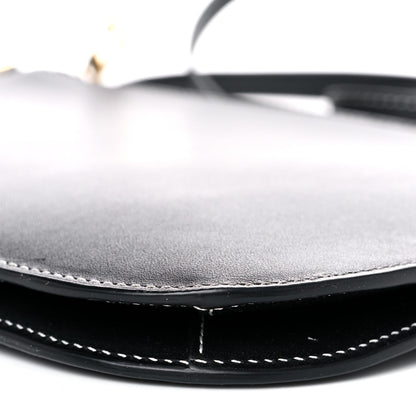 Loewe Calfskin Gate Double Zip Pouch Crossbody Black 9 of 11