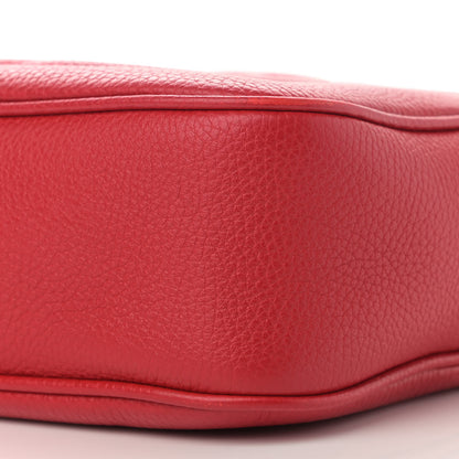 Gucci Pebbled Calfskin Small Soho Disco Bag Vibrant Red 10 of 14