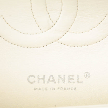 Chanel Caviar Quilted Medium Double Flap White 6 of 9