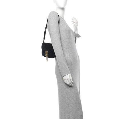 Celine Suede Small Pampille C Bag Black 2 of 10