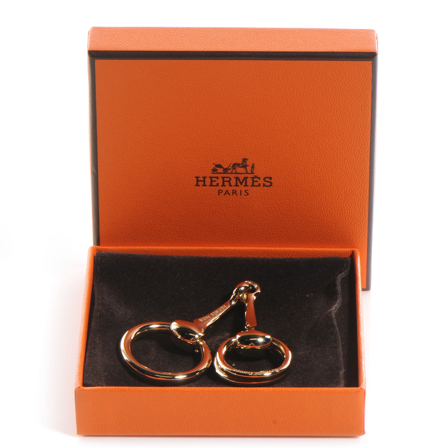 Permabrass Mors Scarf Ring Gold