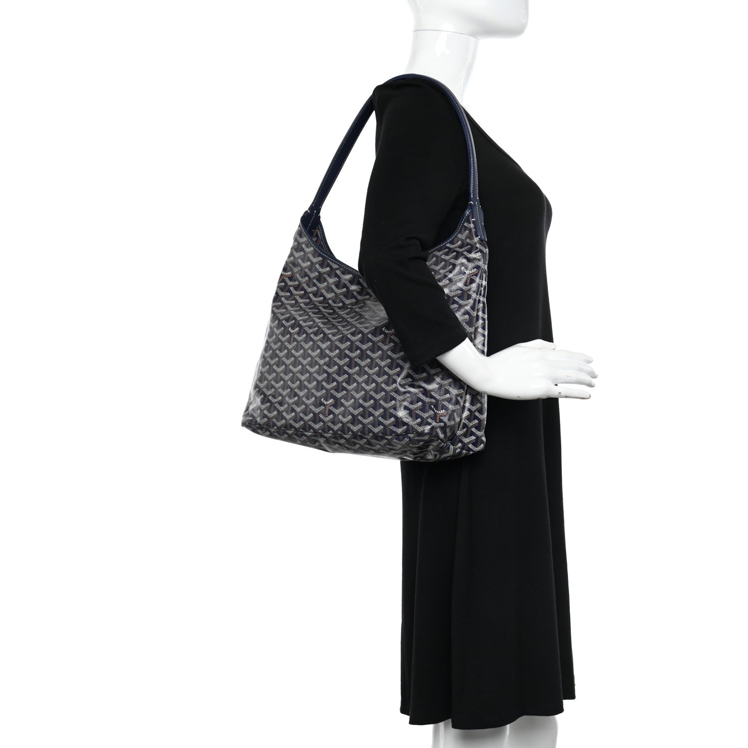 Goyard Goyardine Boheme Hobo Navy Blue 2 of 9