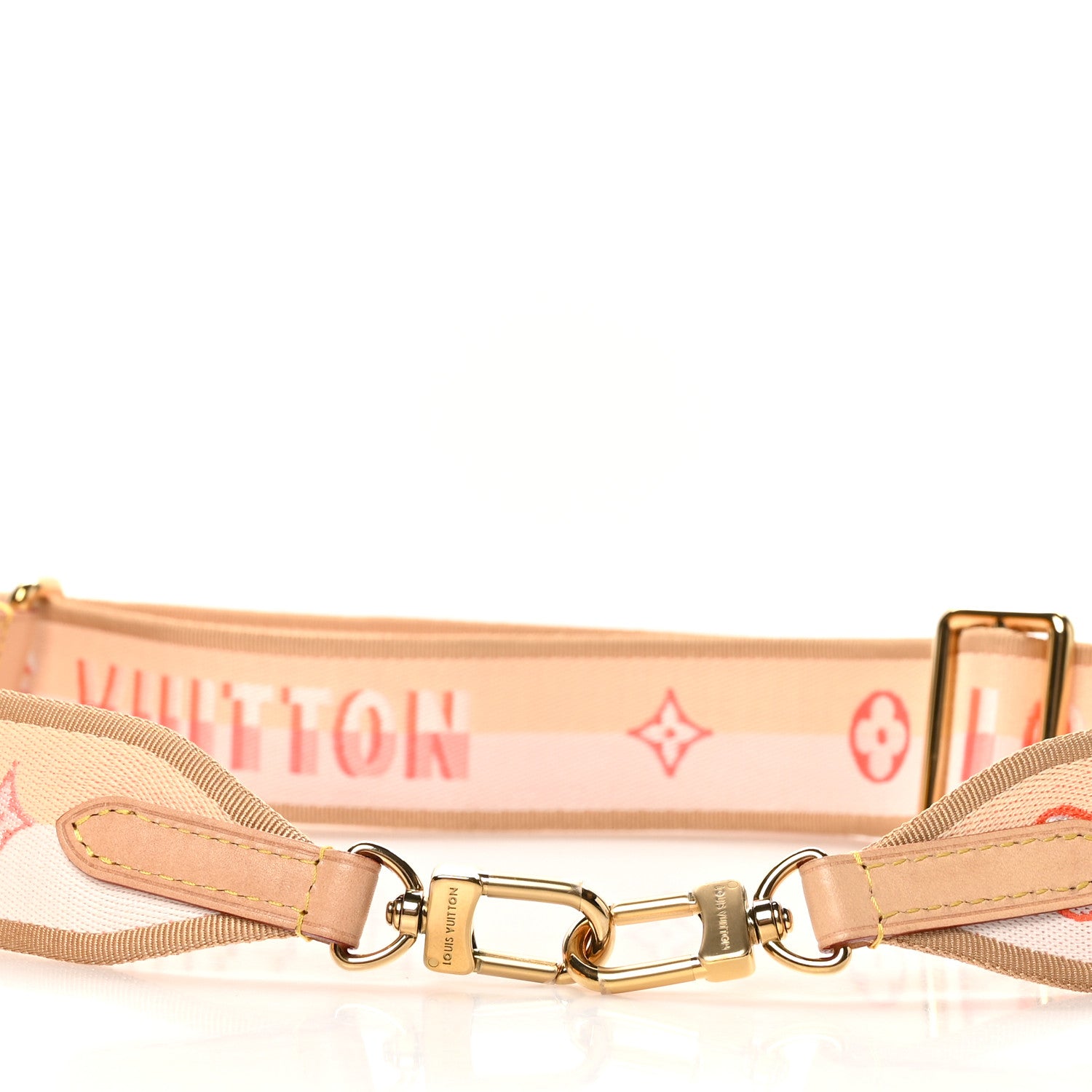 Louis Vuitton Jacquard Speedy Bandouliere 20 Shoulder Strap Pink Orange 3 of 3