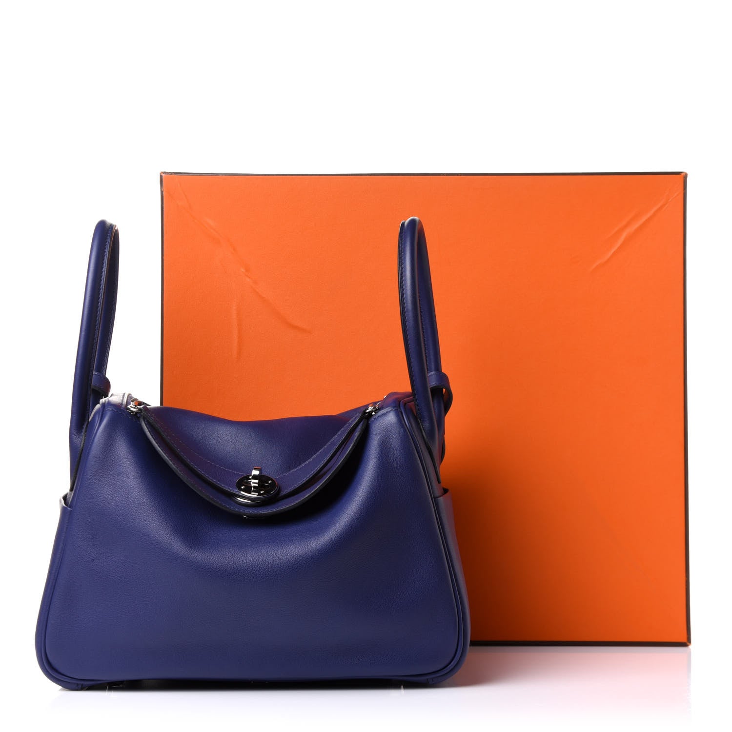 Hermes Swift Verso Lindy 26 Bleu Encre Bleu Zellige 10 of 10