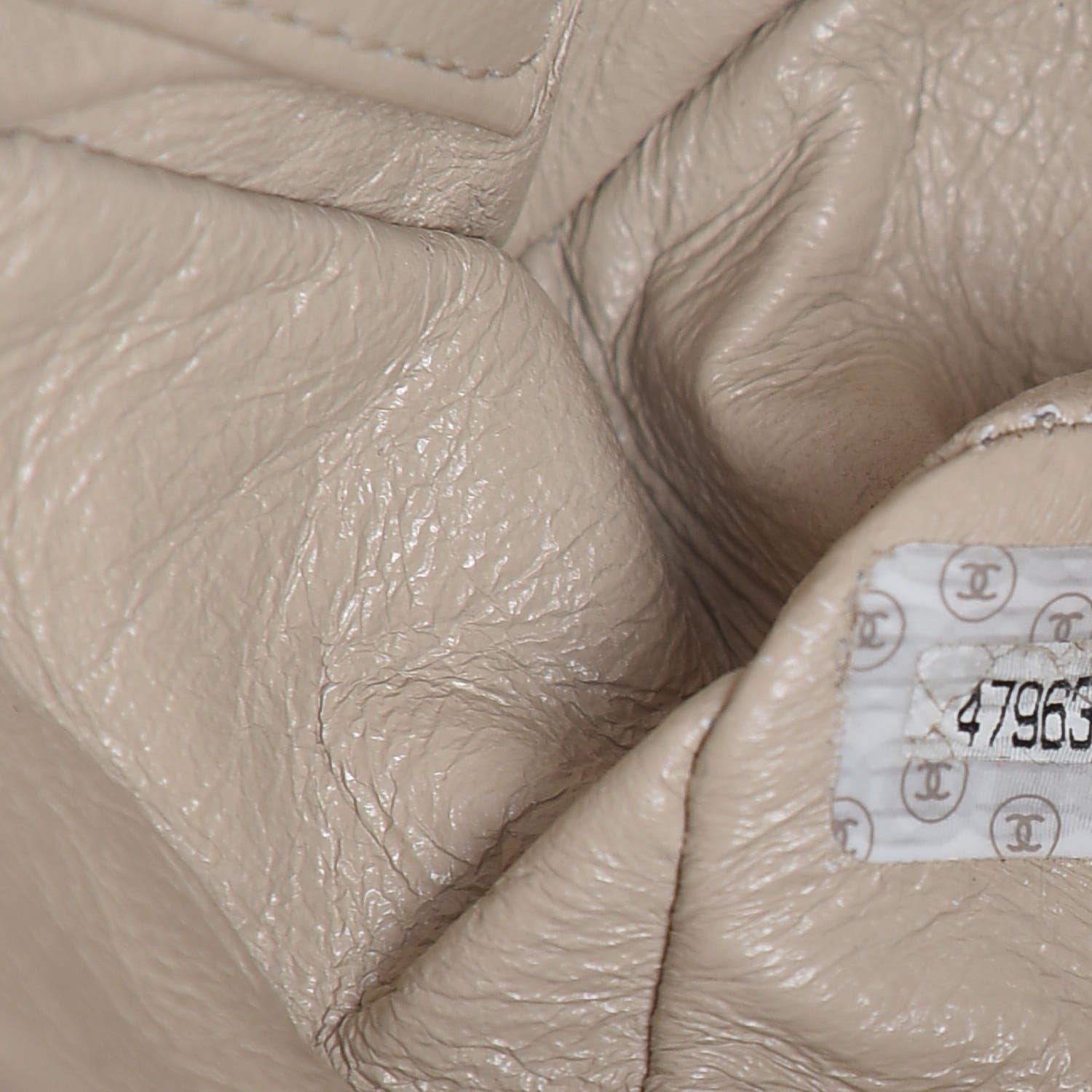 Chanel Canvas Quilted CC Shopping Tote Beige 8 of 13