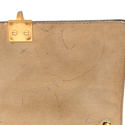 Fendi Vitello Liberty FF 1974 Embossed Small Kan I Shoulder Bag Fragola 13 of 14