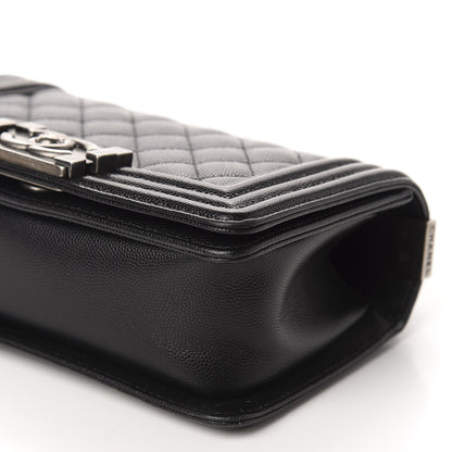 Chanel Caviar Quilted Small Boy Flap Black 7 of 10