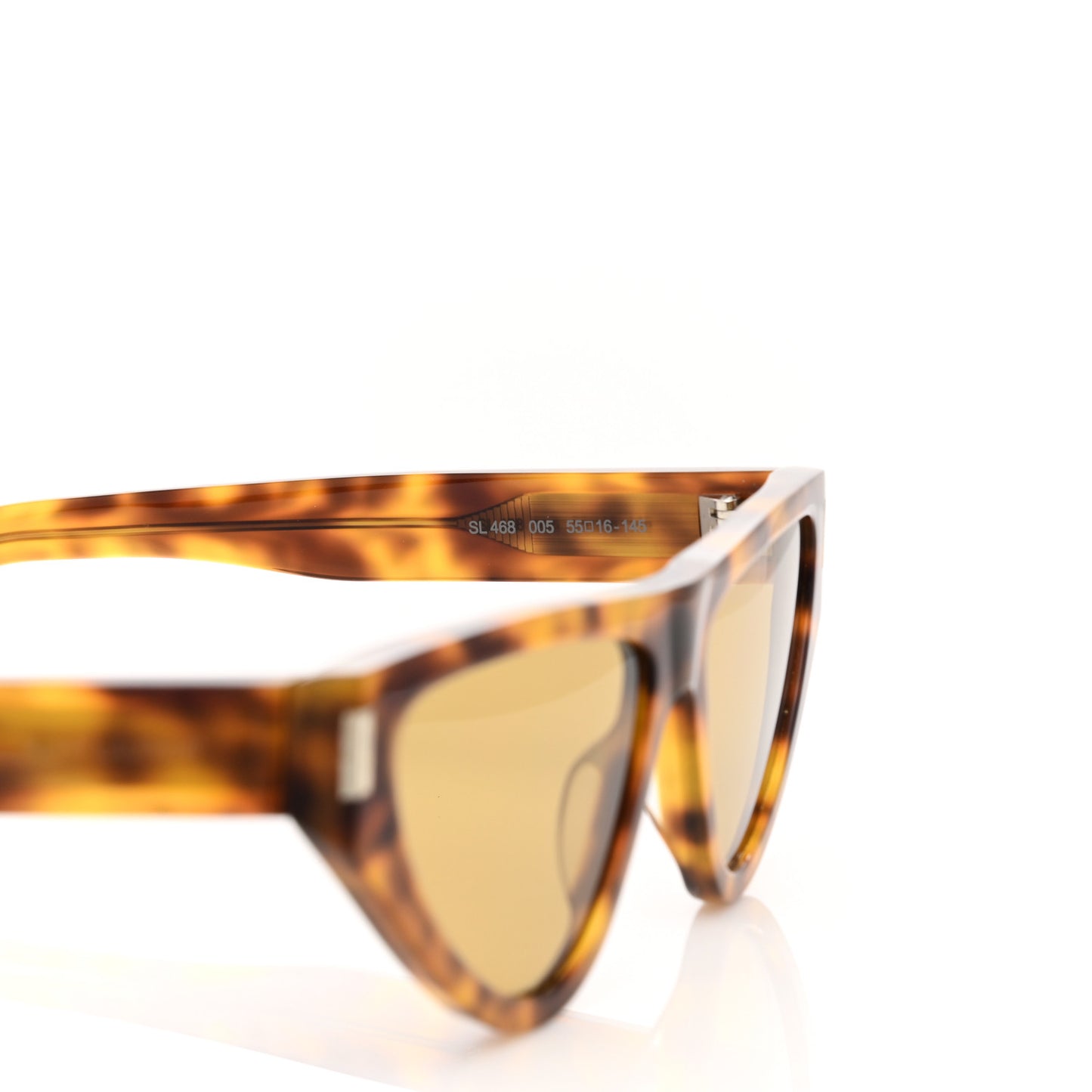 Acetate Triangle Frame SL 468 Sunglasses Tortoise