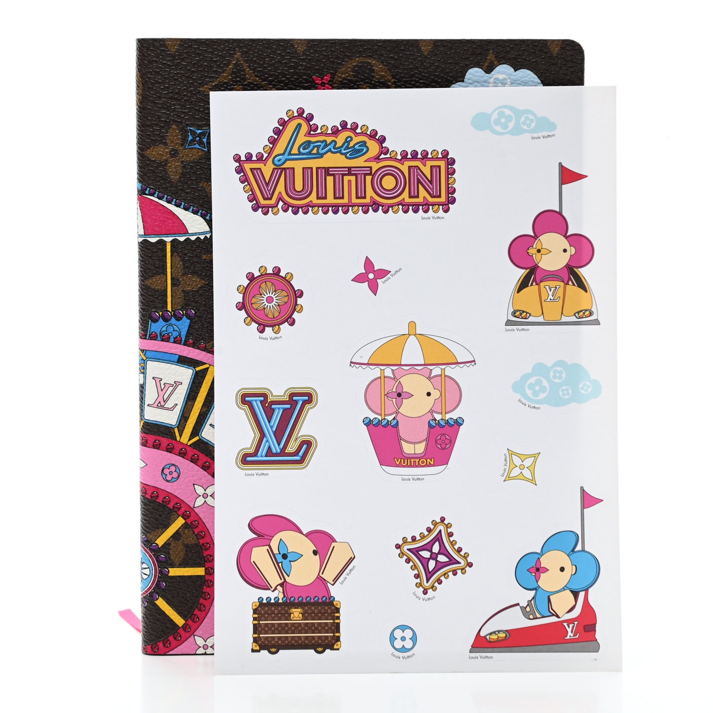 Monogram 2020 Christmas Animation Big Wheel Notebook MM Rose Ballerine