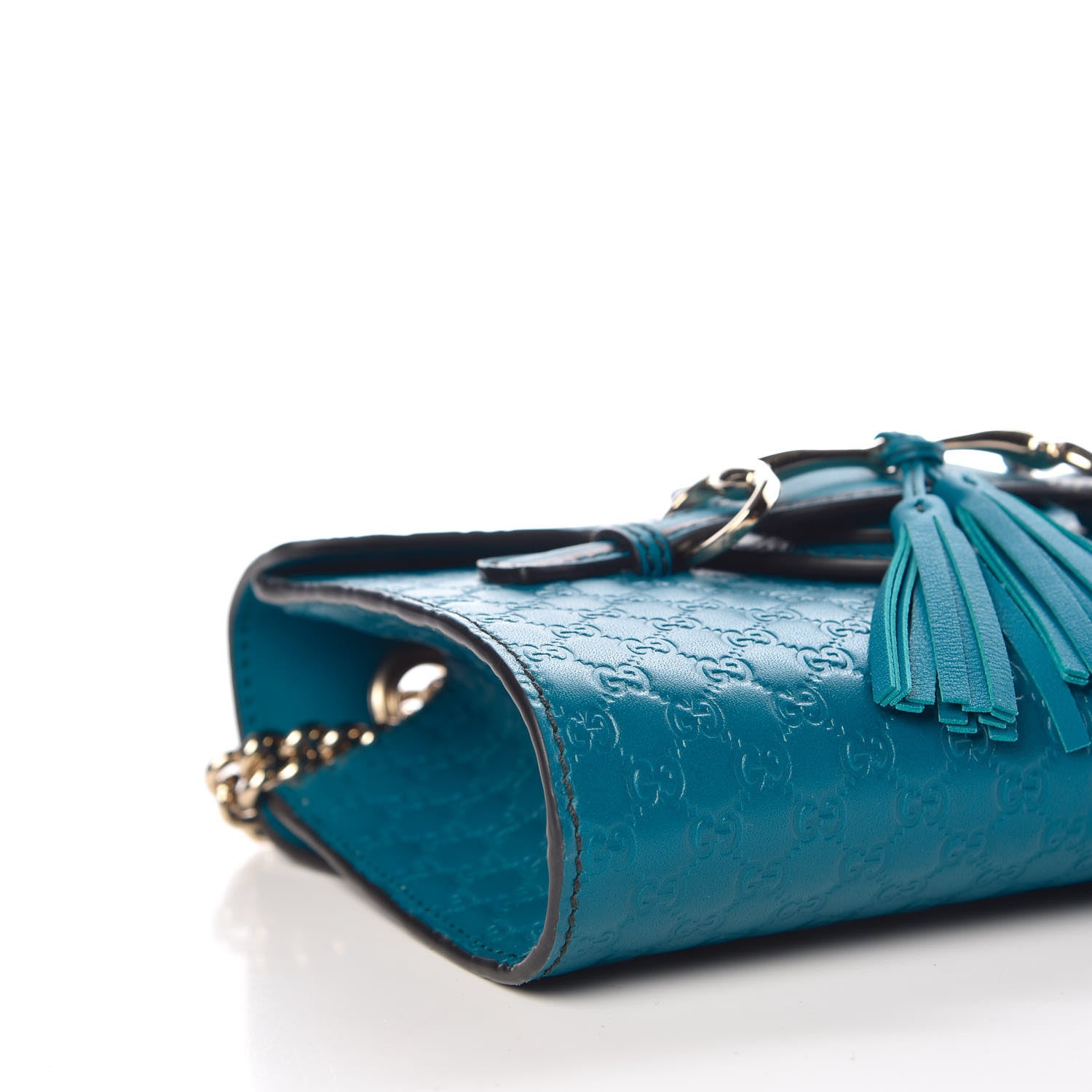 Gucci Microguccissima Mini Emily Shoulder Bag Deep Cobalt 8 of 9