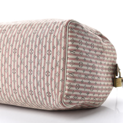 Louis Vuitton Mini Lin Croisette Speedy 30 Rouge 7 of 10