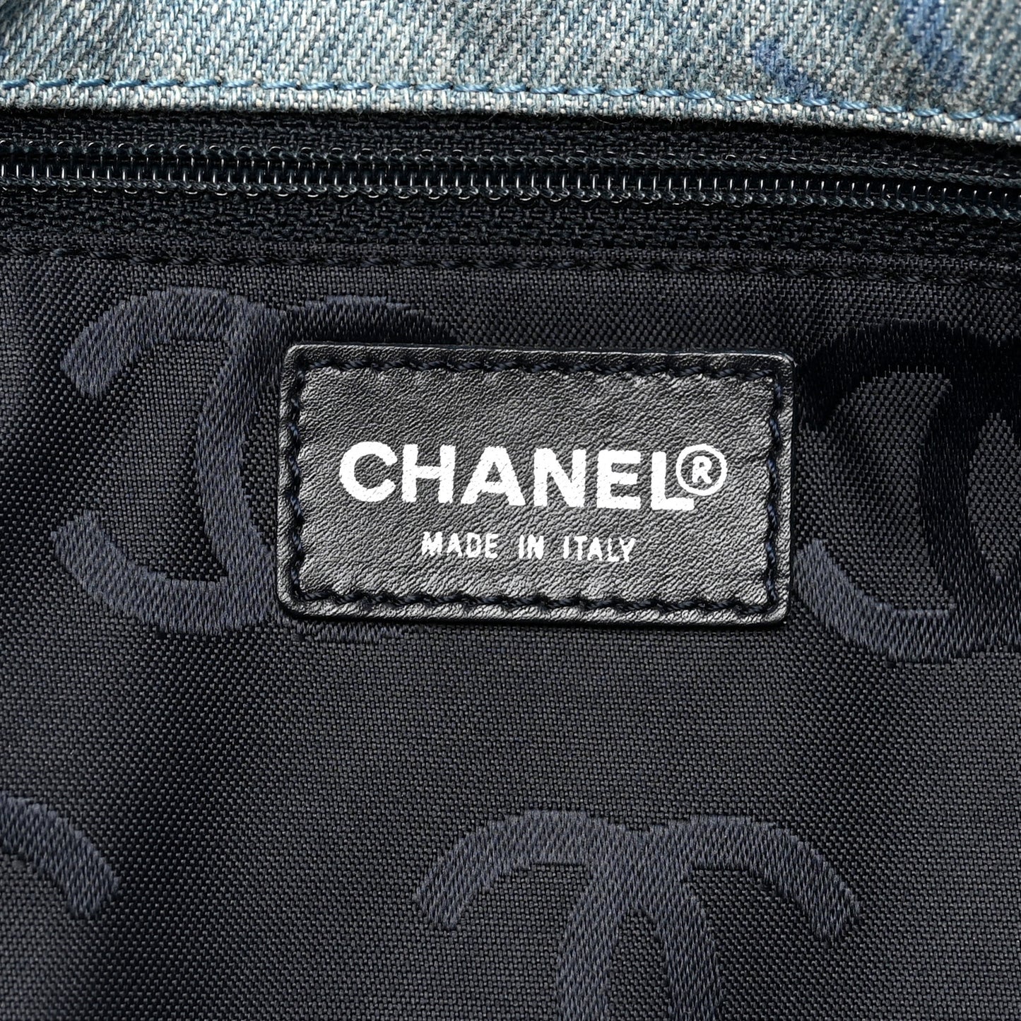 Denim CC Clutch Blue